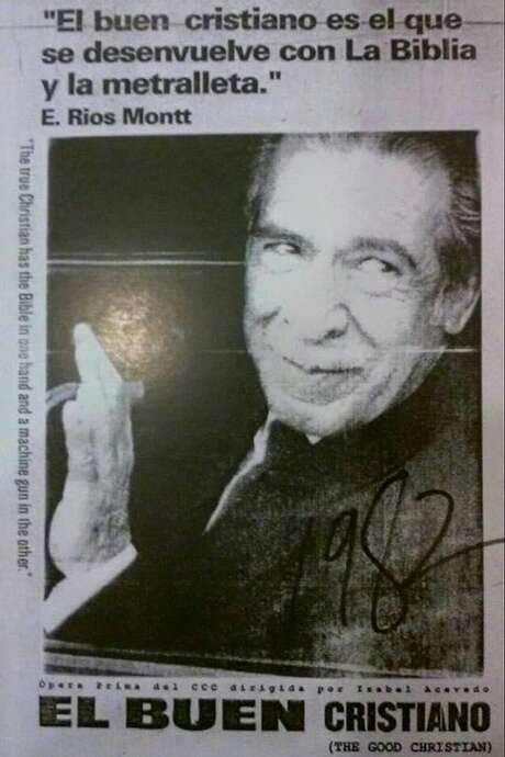 In 1979, José Efraín Ríos Montt experienced a religious conversion and began preaching. Soldiers interrupted a sermon, compelling him to lead a military coup in 1982. Francisco Chavez Raymundo and his sister were young children when Ríos Montt's actions devastated their community. Years later, in March 2013, their lives intersect as Ríos Montt is called to testify before Guatemalan courts, facing a group of Mayan Ixiles – orphans and widows affected by the conflict, including Francisco.